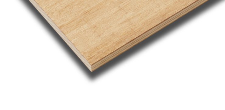 Bambus Ekstrem Plade, Natur 40x2440x1220mm