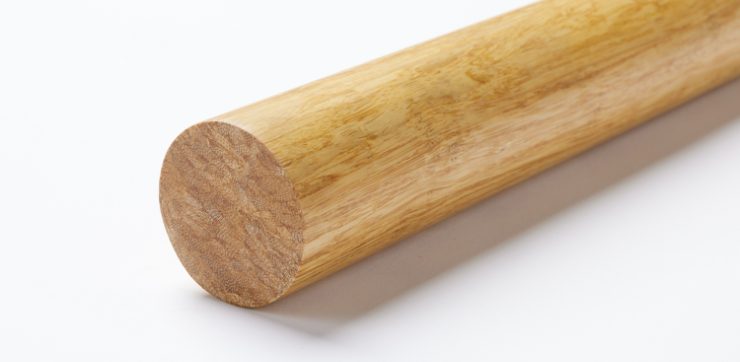 Bambus Rundstok Ekstrem Natur, Matlak Ø44mm